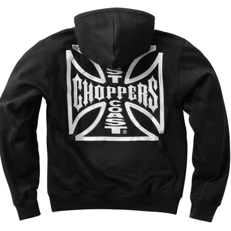 West Coast Choppers/ W.C.C Logo Hoodie "BLACK"