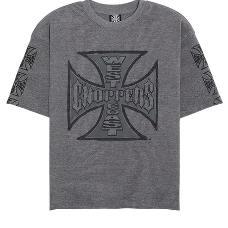 West Coast Choppers/CUT OFF Short thermal Tee "GRAY