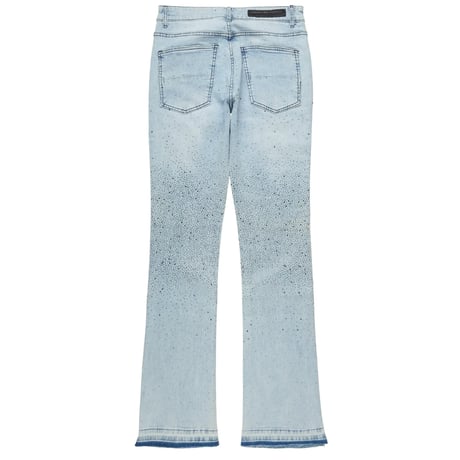 RockStar Original /  Studs Flare denim "BLUE"