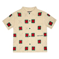 6th NBHD / Crochet Knit  Shirts (CREAM)