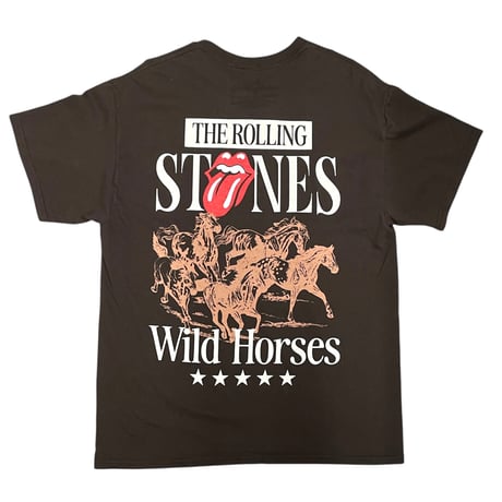 Rolling Stones/Official  Tshirts  "Wash Brown”