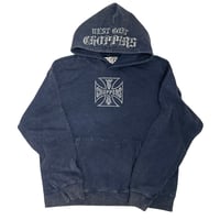 West Coast Choppers/ Logo Hoodie "Wash Navy"
