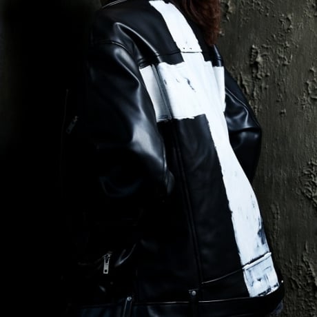 By The R/ Cross Paint Riders Jacket