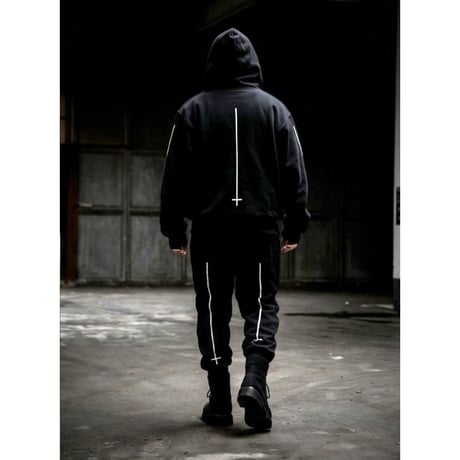 By The R/ Cross Cotton Hoodie (SET UP)
