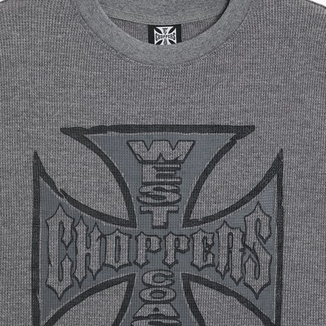 West Coast Choppers/CUT OFF Short thermal Tee "GRAY