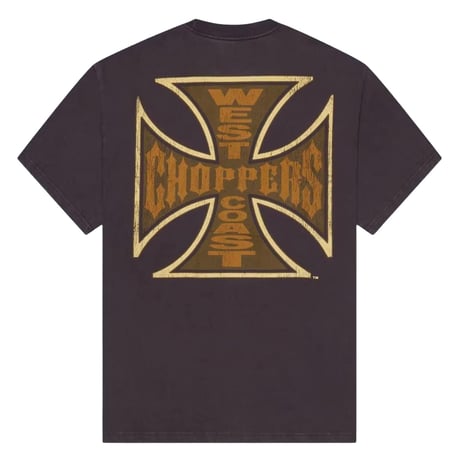 West Coast Choppers/ Snake Tee "Vintage BROWN"