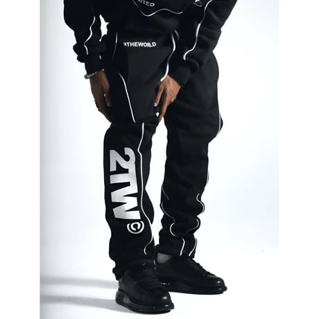 2TW®︎ /  Hoodie + Pants (SET UP)  BLACK