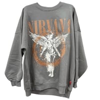 NIRVANA/Official Crewneck "Washed Gray"