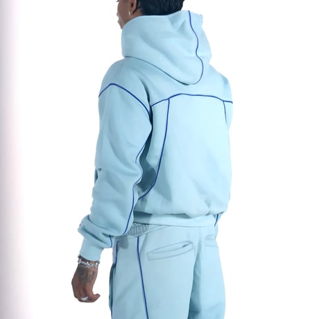 2TW®︎ /  Hoodie + Pants (SET UP)   Blue
