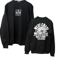 West Coast Choppers/ W.C.C Logo SweatShirts "BLACK"