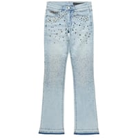 RockStar Original /  Studs Flare denim "BLUE"