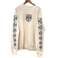 West Coast Choppers/ W.C.C  Oversize SweatShirts "CREAM"