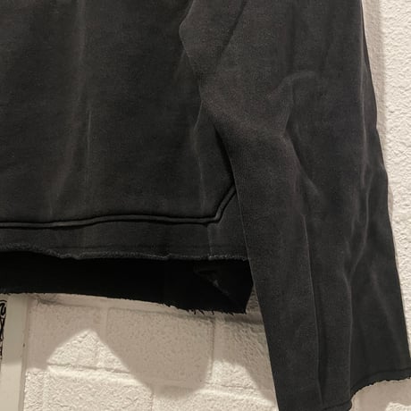 West Coast Choppers/ Cut Off Hoodie "Vintage BLACK" (SET UP)