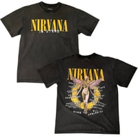 NIRVANA/Official  Utero Tshirts  "Wash BLACK”