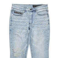RockStar Original / Pearl Flare denim "BLUE"