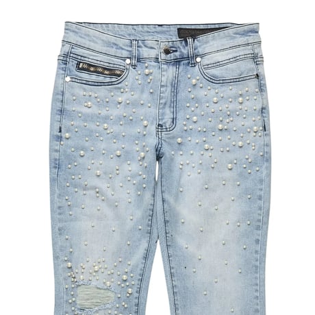 RockStar Original / Pearl Flare denim "BLUE"