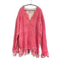 Mismatch NYC/ Spray long knit cardigan
