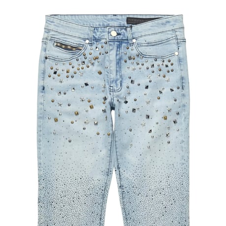 RockStar Original /  Studs Flare denim "BLUE"