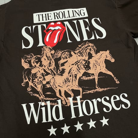 Rolling Stones/Official  Tshirts  "Wash Brown”