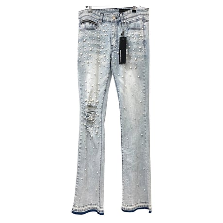 RockStar Original / Pearl Flare denim "BLUE"