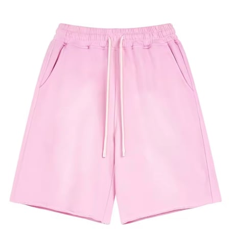Mismatch NYC/Washed Shorts  (Black/Gray/Pink/Blue)