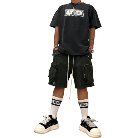 EPIDE/ Dollar Simpsons hommage tee  (Wash BLACK)