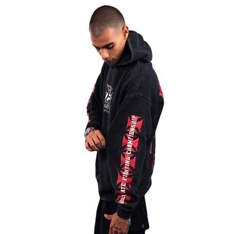 West Coast Choppers ✖︎ UFC / Logo Hoodie "Vintage BLACK"