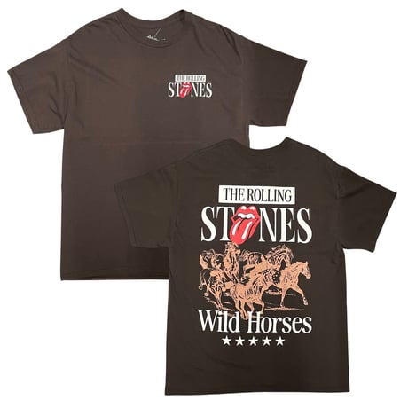 Rolling Stones/Official  Tshirts  "Wash Brown”