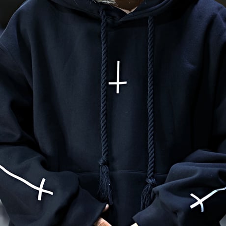 By The R/ Cross Cotton Hoodie (SET UP)