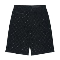 RockStar Original /  Rhinestone Short denim "BLACK"