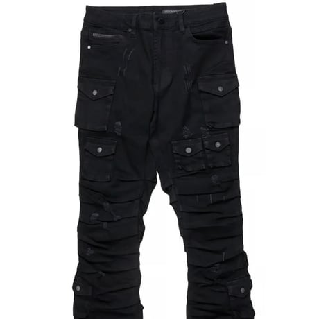 RockStar Original / Gentry Stacked denim "BLACK"