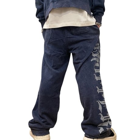 West Coast Choppers/ Logo Hoodie "Wash Navy"