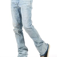 RockStar Original / Pearl Flare denim "BLUE"