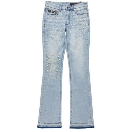 RockStar Original / Pearl Flare denim "BLUE"