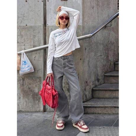 Psylos1 / FGMM demim sneaker RED