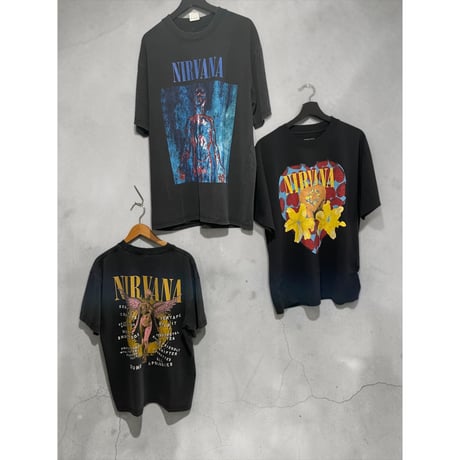 NIRVANA/Official  Tshirts  "Wash BLACK”