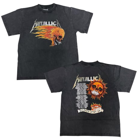METALLICA /Official   Summer Shit Tshirts  "Wash BLACK”