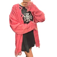 Mismatch NYC/ Spray long knit cardigan