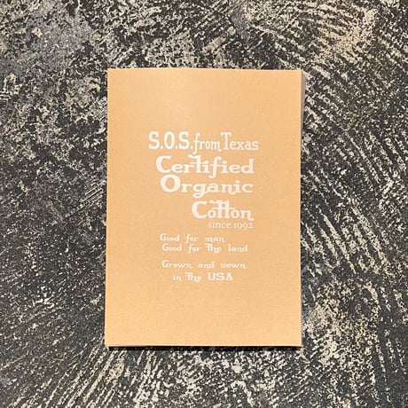 【 S.O.S. from Texas 】THERMAL L/S CREW TEE ( NATURAL )