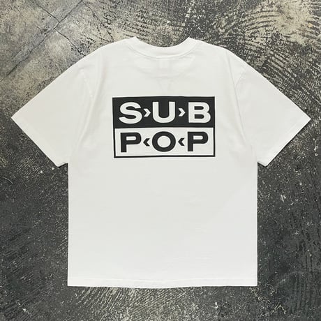 【 SUB POP RECORDS 】“LOSER” S/S T-SHIRT ( WHITE )