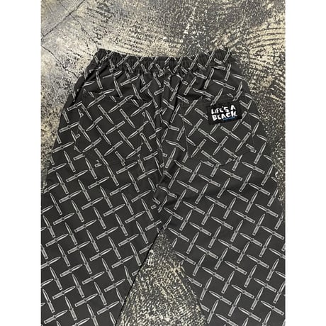 【 LIFE’S A BEACH 】“DAGGER” PANTS ( BLACK × GRAY )