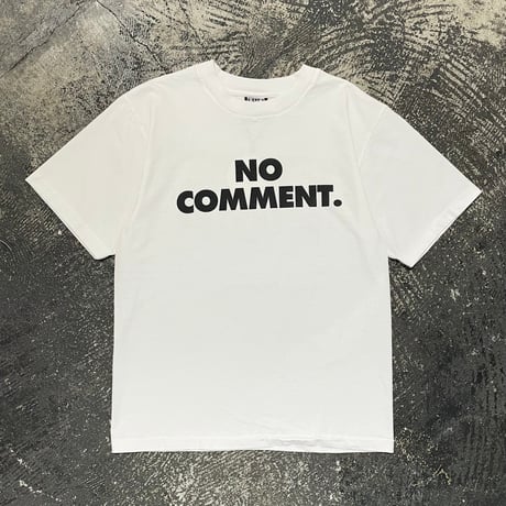 【 SUB POP RECORDS 】“NO COMMENT.” S/S T-SHIRT ( WHITE )