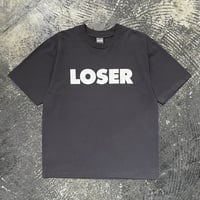 【 SUB POP RECORDS 】“LOSER” S/S T-SHIRT ( USED BLACK )