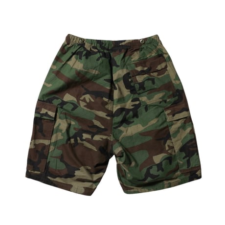 【 IMPRESTORE 】Randy - Ripstop Easy Trousers Shorts ( WOODLAND )