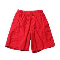 【 IMPRESTORE 】Randy - Ripstop Easy Trousers Shorts ( RED )