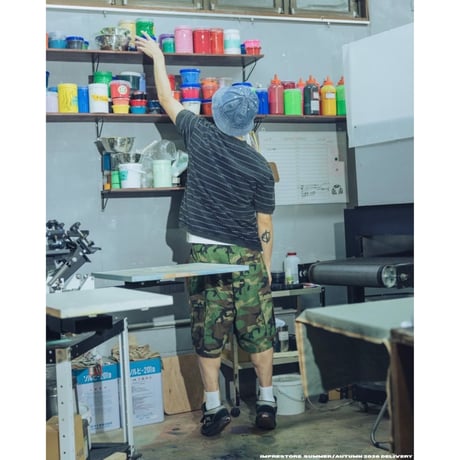 【 IMPRESTORE 】Randy - Ripstop Easy Trousers Shorts ( WOODLAND )