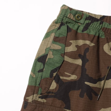 【 IMPRESTORE 】Randy - Ripstop Easy Trousers Shorts ( WOODLAND )