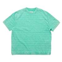 【 IMPRESTORE 】Boo★ - Pin★border T-shirt ( KINMIYA BLUE )