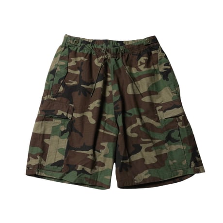 【 IMPRESTORE 】Randy - Ripstop Easy Trousers Shorts ( WOODLAND )