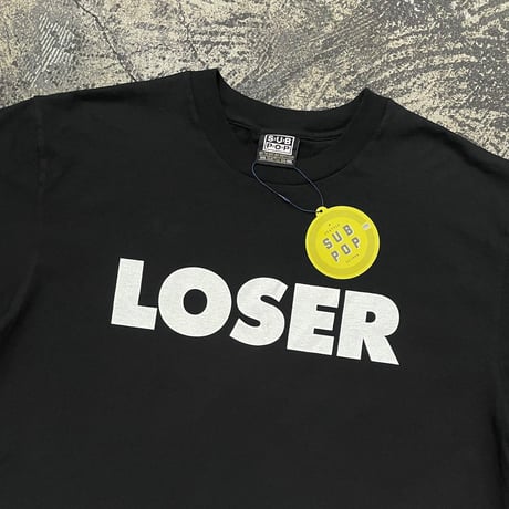 【 SUB POP RECORDS 】“LOSER” S/S T-SHIRT ( BLACK )
